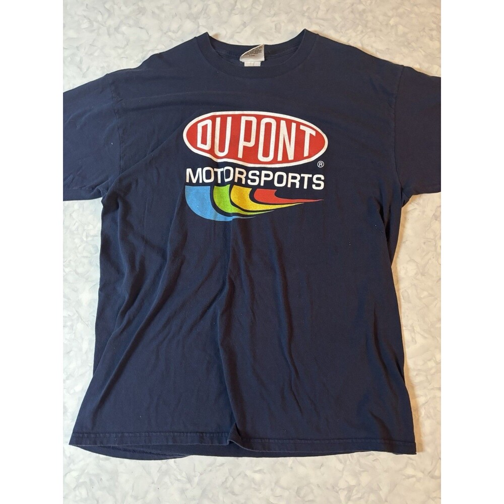 Vintage 2002 Jeff Gordon 24 DuPont Motorsports T Shirt Navy XL Winner's Circle